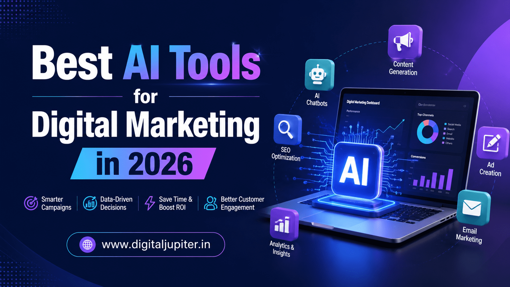 Best AI tools for digital marketing in 2026