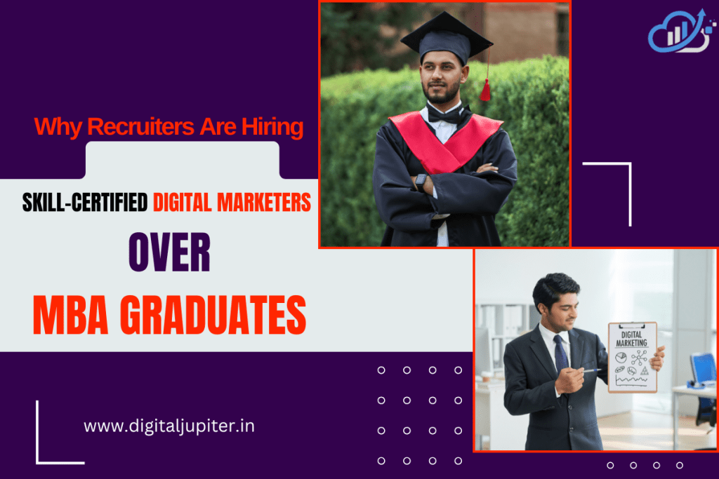 Recruiter hiring a skill-certified digital marketer in 2025