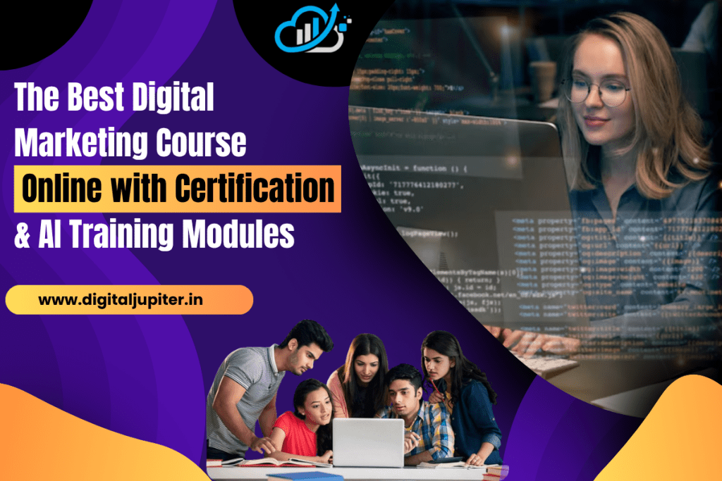 Online Digital Marketing Course with AI & Certification Banner